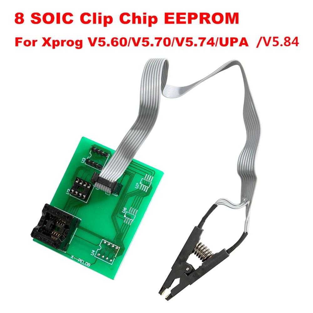 XPROG Eeprom  UPA USB v1.3 α׷, Soic 8 Sop8 ׽Ʈ Ŭ, Xprog V5.60 V5.70 V5.74 V5.84 UPA